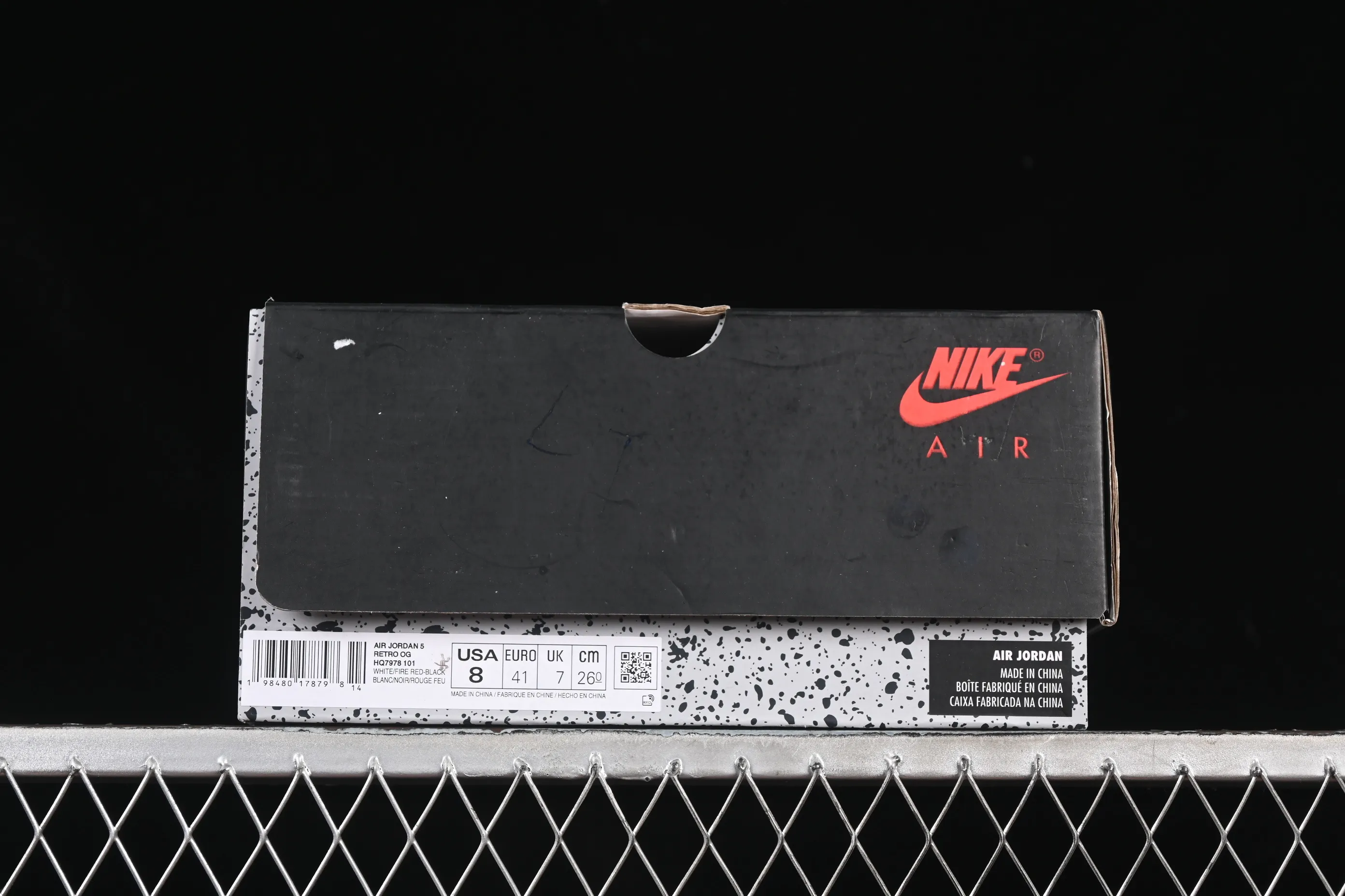 All categories Air Jordan Jordan series basketball shoes Air Jordan 5 L version Air Jordan 5 Retro "Fire Red Black Tongue" AJ5 Joe 5 Rukawa Maple Flame Red first layer basketball shoes HQ7978-101